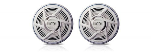 Pioneer TS-MR1640 Marinetauglicher 2-Wege Outdoor Lautsprecher (160 W), 16 cm, Eingangsnennleistung 30 W, Gitter in Weiss