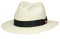 Mayser Menton klassischer Panamahut aus Stroh - Offwhite-Schwarz (25-8001) - 58,5 cm (58)