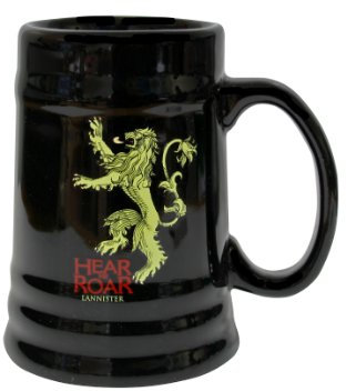 Chope Ceramique 'Game of Thrones' - noire - Lannister