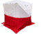 Bauzelt, Montagezelt, Faltzelt, Baustellenzelt, Pop Up Zelt, Zelt rot/weiß
