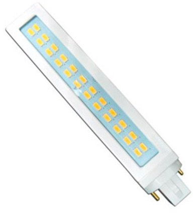 Lighted LED PL-C Lampe 12 W G24d warmweiß 3000 K