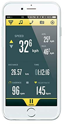 TOPEAK RideCase für iPhone 6 Plus mit Halter, TT9846, Farbe weiß