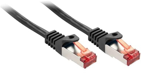 Lindy Basic Network Cable Cat. 6 S/FTP, 0.5 m, Black