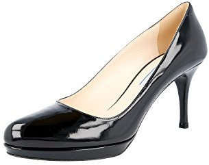 Prada Damen Schwarz Leder Pumps 1IP268 069 F0002 39 EU