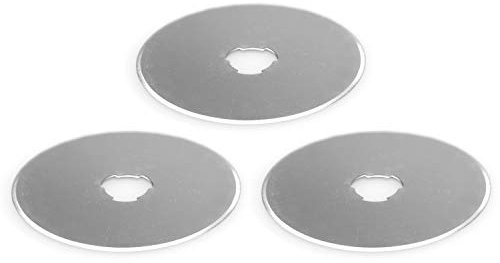PRETEX 3 Ersatzklingen für Rollschneider (45 mm) | 2 Jahre Zufriedenheitsgarantie | Rollmesser, Rollenmesser, Stoffschneider