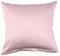 Lorena Uni Classic Mako-Satin Kissen Bezug einfarbig Baumwolle (Rose, 40 cm x 40 cm)