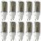 Aoxdi 10 Stück GU10 9W LED Mais Leuchtmittel Birnen, Warmweiß, GU10 LED 9W Mais Licht Lampen 96 SMD 4014 Energiespar Lampe, AC220-240V