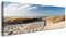 Visario 120 x 40 cm Bild auf Leinwand Nordsee Schilf Düne 5732-SCT deutsche Marke und Lager - Die Bilder/das Wandbild/der Kunstdruck ist fertig gerahmt