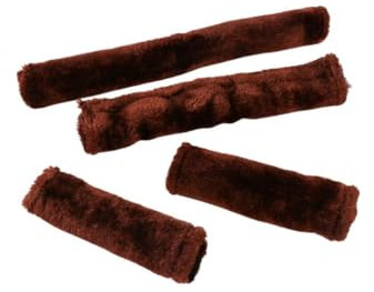 EKKIA Synthetisches Halfter-Schutzset, Farbe:schoko