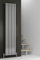 Reina Neva Steel Chrome Vertical Designer Radiator 1800mm H x 295mm W Single Panel