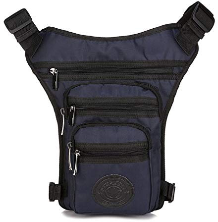 Herren Multifunktionale Beintasche Hüfttasche Gürteltasche Mode Nylon Wasserresistent Messenger Reise Militärische Taktiken Bag Pack Motorrad Fahrrad Tasche Outdoor Bequeme Sports Tasche Marine