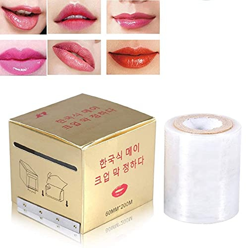 Lip Tattoo Wrap Roll Plastic Barrier Preservative Film Permanent Makeup Accessories With Box