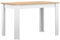 Symbiosis Nice, Mesa de comedor, blanco y roble natural 110x70x73,1 cm
