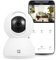 Garza Smart - Cámara IP Wifi 360º de Vigilancia Interior Inteligente, alta resolución 1080p HD, Sensor de movimiento, Visión nocturna, Audio bidireccional, Wifi 2.4 GHz. Control remoto por app