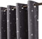 PONY DANCE Kinderzimmer Vorhang Grau Blickdicht 2er Set Thermo Gardinen Hitzeschutz Gardinen Kinderzimmer Junge Verdunkelungsvorhang Ösen Sternenvorhänge Junge, H 240 x B 132 cm