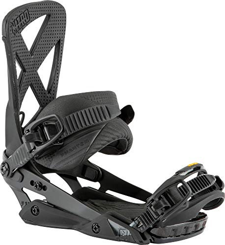 Nitro Herren Phantom '22 All Mountain Freeride Freestyle Premium Bindung Snowboardbindung, Ultra Black, L