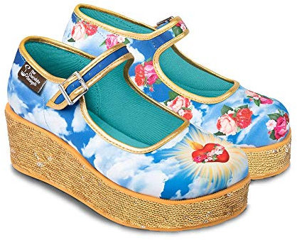 Hot Chocolate Design Chocolaticas Damen Mary Jane Plateau, Heiliges Herz, 37 EU