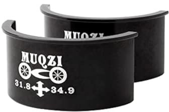 Kit de adaptador espaciador de abrazadera de desviador delantero, varias opciones de tamaño de 28.6 31.8 34.9 (31.8->34.9)