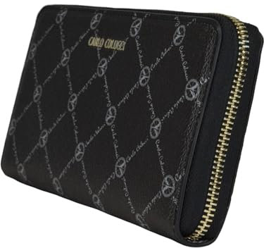 Carlo Colucci Geldbörse mit Logo-Print Schwarz OS