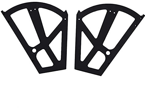 Schuhschrank Scharniere mit Drop-Down-Beschlag, Kunststoff Möbelbeschläge für Regale & Schrankersatz – Schwarz