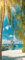 A.Monamour Türtapete Selbstklebend Türfolie Türposter 3D Tropischer Strand Hintergrund Mit Sonniger Landschaft Der Palmen Vinyl Folie Türdeko Tapete Wandbild Türaufkleber Türtattoo 85 x 200 cm