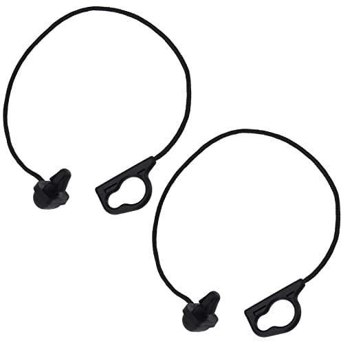 SG Store 2 Correas para Estante Trasero de Coche 13367836 compatibles con Corsa D Corsa E 5 Accesorios para Puertas Interiores de Coche, Piezas de Repuesto Color Negro