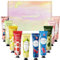 Mini Handcreme Set,Hand Creams Fruchtextrakt Duft Handcreme Hand Moisturising Cream für Frauen Mutter Freundin Frau mit,Handcreme Geschenkset Weihnachten for Dry Hands (daily color, 10 * 30g)