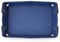 OARIE Microfiber Leather Valet Tray - Leather Organizer for Daily Essentials, Bedside Decor, and Office Storage (Lychee Blue)