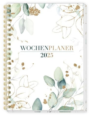 Trötsch Wochenplaner A5 mit Wire-O Modern 2025: Taschenkalender