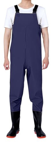 ARtray Herren Angelhose Wathosen Wathose Wasserdicht Und Atmungsaktiv Mit Stiefeln Angelbekleidung Erschwingliche Brust Wathosen Zum Waten, Fliegenfischen, Jagen, Arbeiten Im Schlamm