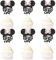 Blumomon Cupcake-Topper mit Glitzermaus, Cupcake-Dekorationen, Babyparty, Cupcake-Topper für Jungen, Geburtstagsparty, Dekoration, Babyparty, Party-Dekoration, Zubehör, 24 Stück
