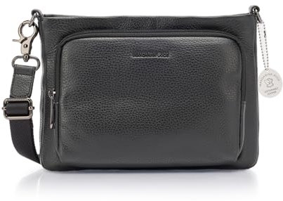 Mandarina Duck Damen Crossover Mellow Leather, Schwarz
