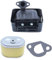 Silenciador de escape para Honda GX200 GX160 GX120 GX140, ADEFOL escape con manguera + junta + bujía piezas de repuesto silenciador motor accesorios