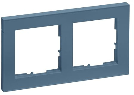 LEGRAND, SEANO+ 2-fach Rahmen, halogenfreies Thermoplast, nachhaltige Produktion und Verpackung, Farbe: Petrol lackiert, 765582