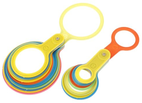 ULTECHNOVO Set di 2 Cerchi di Misurazione Range da 25 a 110mm per Frutta in Plastica Affidabili e Facili da Usare, per Classificare Pere e Frutta