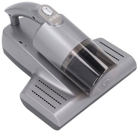 Hyuduo Matratzen-Staubsauger, Leistungs Starke Absaugung 15Kpa, UV-Technologie, Hochfrequenz-Klopfen, Langlebige Batterie, 2 Minuten Schnell Reinigung