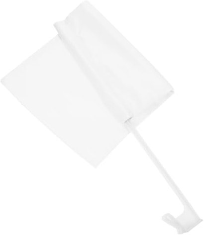 OSOLADY Diy Blanko-flagge Für Autos Weiße Wärmedruck-flagge Beidseitig Bedruckbar Für Individuelle Designs Und Kreative Gartendekoration Vielseitig Einsetzbar
