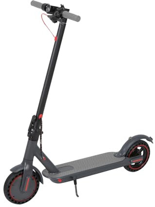 KHHK 8,5 Trottinette Électrique avec Batterie Li-ION 7.5 Ah, APP de Contrôle et Affichage LED, E-Scooter, 15-25 km d'Autonomie, Charge Max 120 kg, Trottinette Électrique pour Adultes