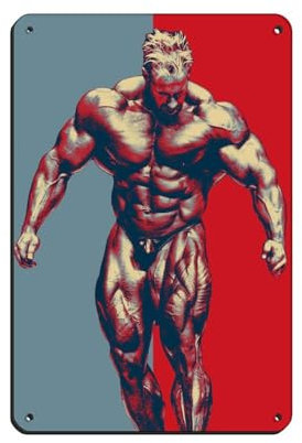 GJHTQLP Jay Cutler Poster, Retro-Poster, Metall-Blechschild, schicke Kunst, Retro, Eisenmalerei, Bar, Leute, Höhle, Café, Familie, Garage, Poster, Wanddekoration, 20 x 30 cm