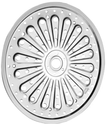 VINTORKY 304 Edelstahl Dampfgarer Steamer Platte 28cm Dampfgarbehälter Für Die Küche Robustes Dampfgestell Für Gesundes Dampfgaren Von Lebensmitteln Ideal Für Gemü Und Fisch