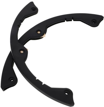 BESPORTBLE 2st Snowboard-schutzhülle Skateboard Bezüge Für Skibindungen Longboard-schutzstange Longboard-schwanzschutz Longboard-schutzstreifen Snowboard-schutzbügel Deck-stoßleiste Pbt Black