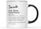 SMARTYPANTS Personalised Name S*it Show Supervisor Coffee Tea Mug - Funny Workplace Joke Drinware Hilarious Adult Humour Offesive Swearword Colleague Work Humour Gift Present (Black Handle)
