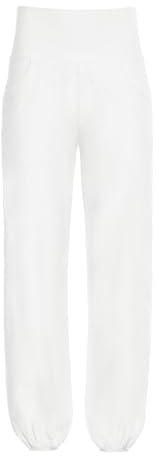 Winshape Damen Functional Light and Comfort Wide Leg Pants Cul102lc Lässige Hose, Ivory, XS EU