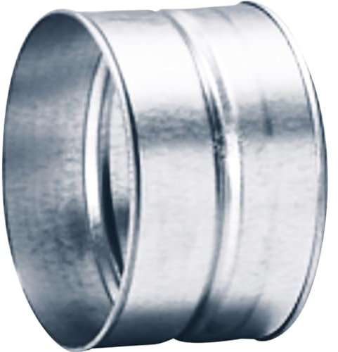 AXELAIR Manchon femelle-femelle sans joint - Acier galvanisé Ø100 mm - VMC et ventilation