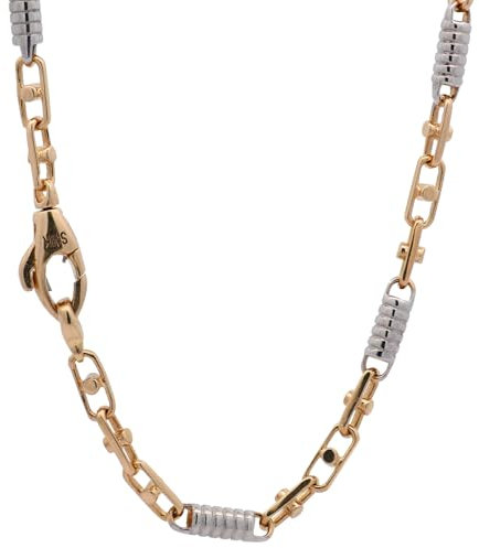 hoplo holzenplotz Goldkette Monte Carlo Halskette Breite 2,5 mm massiv 585-14 Karat Gold, Kettenlänge:19 cm Armkette