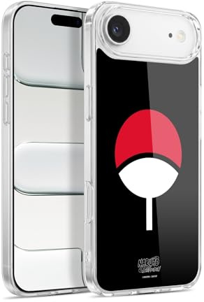 Head Case Designs Offizielle Naruto Shippuden Uchiha-Clan Ikonisch Gelhülle [Militärischer Schutzgrad] Kompatibel Mit Apple iPhone 17 Air Und Kompatibel Mit MagSafe