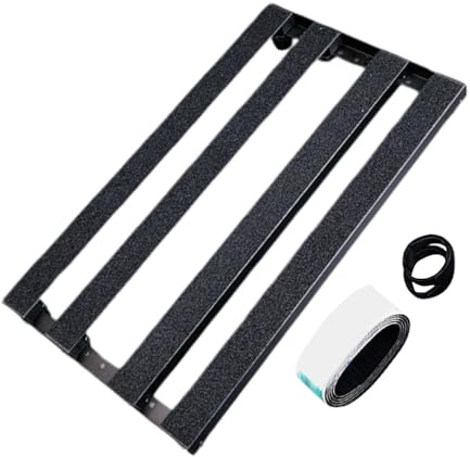 Effekt-Pedalboard Präzisionszubehör, robust und stabil, für Instrumente | Gitarren-Pedalboard Aus Aluminiumlegierung Für Bühne, Studio, Musikliebhaberzubehör, Musiker, Erwachsene Und