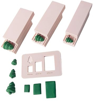 Polymere Clay Bead Maker Tool Set For Handmade Earrings Necklace Christmas Tree Designs Craft Accessories Clay Bead Rolling Tool