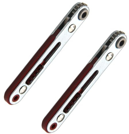 TOP-MAX 2 Stücke Mini Ratschenschraubendreher, 1/4 Zoll Ratschenschraubendreher für 1/4-Zoll Sechskantschrauben (Flacher Kopf)