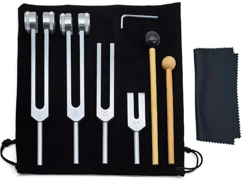 Vamend 128 Hz - Lo Strumento Di Strumento Curativo In Lega Di Alluminio | Diapason A Frequenza 128 Hz Diapason 128 Hz in Lega di Alluminio Multiuso per Principianti, Praticanti Esperti, Rilassamen